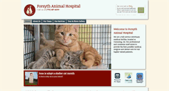 Desktop Screenshot of forsythanimalhospital.com